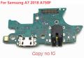 【2023】 Original New USB Charging Port Connector Board Flex Cable With Mic Microphone For Samsung A7 2018 A750F Replacement Parts. 