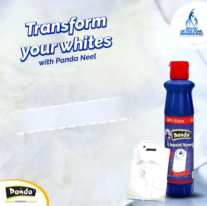 Panda Liquid Neel 100 ml Liquide Fabric Enhancer Cloth Neel Blue Neel Liquid Brilliance White Neel Whitening Clear Textile Cleansing