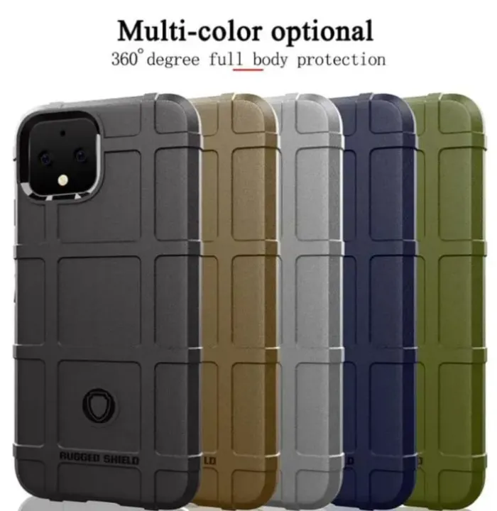 Google%20Pixel%204XL%20%20Back%20Mobile%20Phone%20Case%20Rugged%20Fiber%20Shield%20Matte%20Rubber%20ArmorMens%20Boys%20Full%20Protect%20Shockproof%20Cover%20-%20Image%202