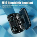 M10 TWS Wireless Earbuds, 20H Playtime, Bluetooth 5.3, Touch Control, Hi-Fi Stereo Sound, IPX5 Waterproof for Sports & Daily Use. 