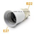B22 to E27, Lamp Holder Converter, Pin to Screw. 