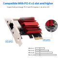 FENVI 2.5G PCI-E To RJ45 Network Card RTL8125B Chip 100/1000Mbps 2.5Gbps Ethernet Wired LAN Controller Adapter For Win7/8/10/11. 