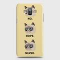 Samsung J7 Duo (2018) Cover - SkinLee HQ Hard Case - No Never Nope - SKINLEE-625-1-343-180. 