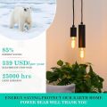 Dimmable Edison Bulbs 25 Watt Soft Yellow 2200K, Ultra-Thin Spiral Filament Vintage LED Edison Bulb, Amber Incandescent Light Bulb 25W Equivalent, T45 Retro LED Bulb 4W, E26 Base 120V 1Pack uk import  a749. 