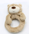 Rattle Plush Winnie Grasping Ring Circle Stuffed Animal Toy Lovey for kids rattle stuffed toy. 