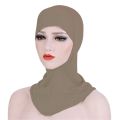 Women Lady Head Cover Cotton Muslim Headscarf Inner Hijab Caps Islamic Underscarf Hijab Scarf Wrap Neck Hat Cap Bonnet Hat. 