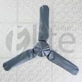 Waterproof & Dustproof Three Blades Ceiling Fan Covers with Motor Cover Grey/Black. 