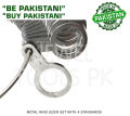 Metal Ring Sizer Sizing Guage Gauge Finger Size Measure Measuring Set 4 Standards Jewelry Jewellery Tool US JP EUR HK. 