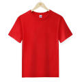Heavyweight combed cotton short sleeve t-shirt advertising shirt wholesale overalls custom printed logo embroidery undershirt tops. 