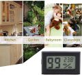 Mini Digital Humidity Thermometer Hygrometer Temperature Meters Gauge Indoor Lcd Display for Car Guitar Reptile Greenhouse Egg Incubator Humidor Home Room Black. 