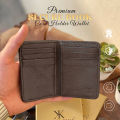 RFID Wallet | Minimalist Men's Purse Long Wallet For Men Bi Fold Simple Wallet Clasp  Card Holder [Secure Book]. 