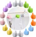 Creative Silicone Thumb Key Hangers - Waterproof, Rustproof, and Non-Marking Wall Hooks for Home and Office. 