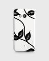 Htc U11 Cover 3D Hard Case Black Leaf - 1Cover2188. 