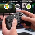 The G-Lab K-Pad Thorium Gaming Controller PC & PS3 with USB – Built-in Vibration – Joystick for PC with Windows XP-7-8-10, PS3, Android (Black) (Wireless), K-PAD-THORIUM-WL. 
