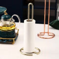 Kitchen Tissue Roll Holder- Tissue Dispenser -Golden - Color - Tissue Stand Paper Towel Rack Kitchen Paper Roll Storage Holder Home Restaurant Dinner, Tissue Holder. 