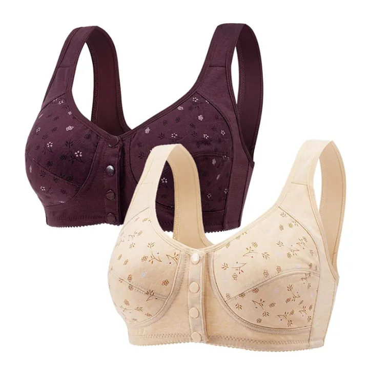 Seamless%20Front%20Closure%20Button%20Bra%20For%20Women%20Breathable%20Push%20Up%20Sport%20Bra%20Seamless%20Wireless%20Lingerie%20Soft%20Plus%20Size%20-%20Image%203