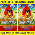 Coloring Books for Kids - Angry Bird -Pictures Coloring Books for Kids Best Color Activity Book – Coloring Book - Pack of 2 (16 Pictures). 