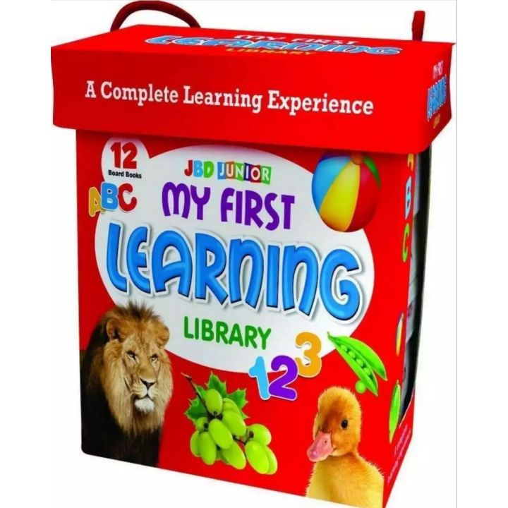 My First Learning Library red 12 In 1 Books | Daraz.pk