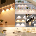 LED Under Cabinet Light Dimmable USB Kitchen Spot Lighting Ultra Thin Cabinet Light LED Motion Sensor Wireless Cabinet Light. 