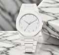 White Aura Stylish Smart Wrist Watch for Men & Women – Elegant Analog & Digital Design, Perfect for Casual & Formal Wear. 