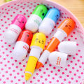 IELGY Cartoon creative pill ballpoint pen retractable cute cartoon pen. 