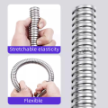 1M 4-13mm 304 Stainless Steel Corrugated Pipe Wire Line Cable Conduit Protect Threaded Hose Rat-proof Pipe Sleeve Home Hardware. 