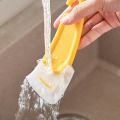 Kitchen Oil Cleaning Spatula Silicone Scraper Oil Stain Cleaner Baking Soft Blade Scraper Brush Kitchen Accessory. 