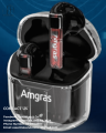 Amgras Future Pro 2 ENC Bluetooth Earphones | Transparent TWS 5.3 Wireless Earbuds | Noise Cancelling Stereo | Amgras Airpods Future Ⅱ Pro , Earpods for gaming, Airpods for mobile phone, Airpods amgras future 2 pro. 