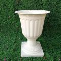 COPA Plastic Urn Planters with Stand Indoor Modern Decorative Gardening Pot - Size 18X23cm. 