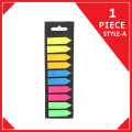 200 Sheets Fluorescence Colour Memo Pad Self Adhesive Sticky Notes Bookmark Marker Color Memo Sticker Paper School Office Supplies Reading Book Mark PRCODE CAIQKILW. 