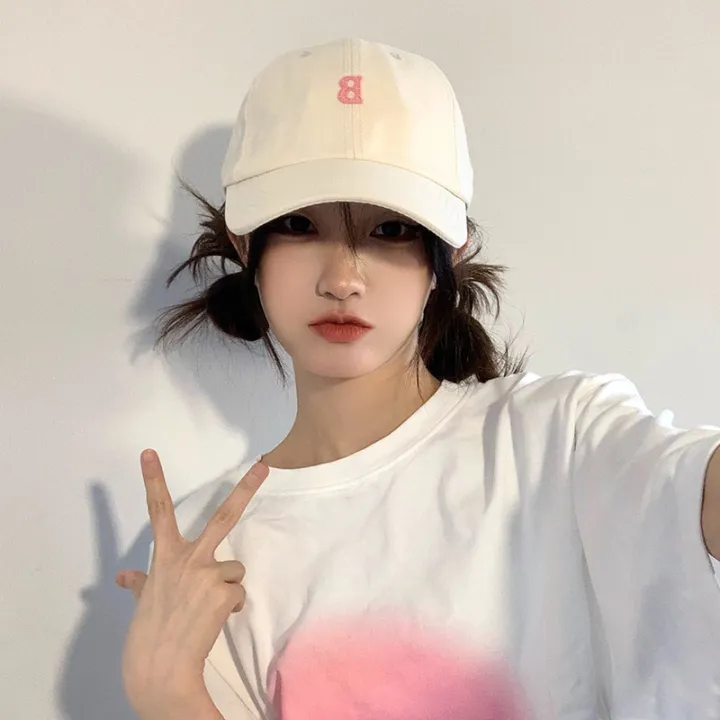 New Letter B Cotton Baseball Cap For Men Women Solid Color Ponytail Curved Brim Sun Hats Unisex Hip Hop Snapback Dad Trucker Hat