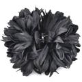 Black flower catcher for hijab volume and hair covering and scarf use/Head wraps. 