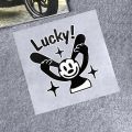 Oswald Mickey Cartoon Stickers Jialing Retro Motorcycle Lucky Rabbit Anime Electric Car Helmet Stickers. 