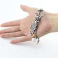 【Hengli jewelry story】Pirates Of Caribbean Charm Bracelet Jack Sparrow Aztec Coin Medallion Bangle Bracelet Women Gift. 