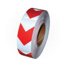 Motor Exterior Bumper Reflective Hi Vis Visibility Tape Sticker Self Adhesive Warning Hazard Tape - Variable Size. 