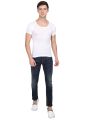 Cotton Banyan Round Neck Half Sleeve Vest for Men. 