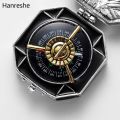 Pirates Of The Caribbean Compass Jewelry Vintage Locket Jack Pendants Men Rope Long Black Enamel Costume Necklace. 