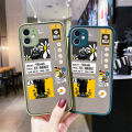 JIUMOO For OPPO A96 Case Thin Frosted Transparent Hard Side Square Edge New Design Phone Cases Fashion Tide Flower Pattern Silicone Casing Full Cover Camera Protection Shockproof Softcase. 