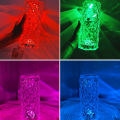 Crystal Lamp Rose Light Diamond Lamp 16 Colors Changing with Remote Control. 