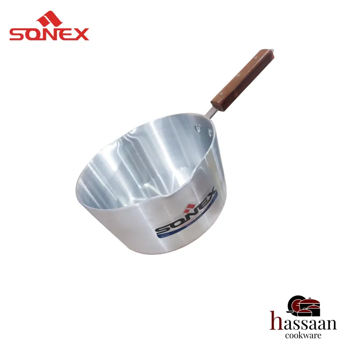 Sonex%20Milk%20Pan%20Sauce%20Pan%20Silver%20Steel%20Sauce%20Pan%20Saucepan%20Without%20Lid%20Aluminum%20Sonex%20-%20Image%202