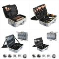 Professional Portable Marble Design Makeup Cosmetics Travel Makeup Artist Storage Bag With Compartment for Cosmetics Makeup Brushes Toiletry Travel Bag Organizer. 