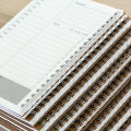 2021 Notebooks Agendas Planner Diary Weekly Spiral Organizer Libretas A5 Note Books Monthly Kraft Paper Schedule Filofax. 