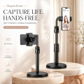Mobile Phone Stand For Phone Retractable Holder Desk Table Clip Bracket Table Cell Phone Support Holder Mount For Live BroadcastPhone Holder with Adjustable Height and Angle, Portable and Stable Phone Stand for Desk Plastic Mobile Phone Stand Adjustable. 