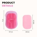 Portable Mini Body Washing Bath Test Tube Confetti Foaming Flower One time Paper Soap Slice. 