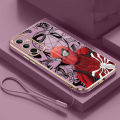 Samsung Galaxy A56 A36 A26 5G Spider Man Pattern Silicone Cover Marvel Series Lightweight TPU Case. 