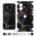 For Apple iPhone 16 and 16 Plus Marble Vinyl Mobile Skin Wrap Series 360 Protector Wrap Sheet. 