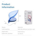 TRENDLY  Soap holder Dish Leaf Decorative Drainage Soap Holder Shower with Suction Cups Anti-Collision, Plastic Self Draining Soap Saver for Bathroom, Bar Soap Tray Kitchen Sponge Holder. 