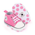 Baby Boys Girls Non-Slip Prewalker Kids Infant Toddler Canvas Shoes. 