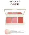2 in 1 color Natural Matte Blusher Pearl Gradient Blush Face Rouge Contouring Pressed Powder Long-lasting Face Makeup Powder Plate. 