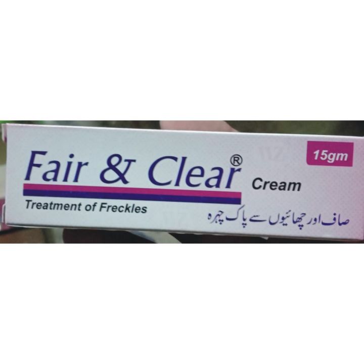 Fair & Clear Freckle Treatment Cream- 15gm